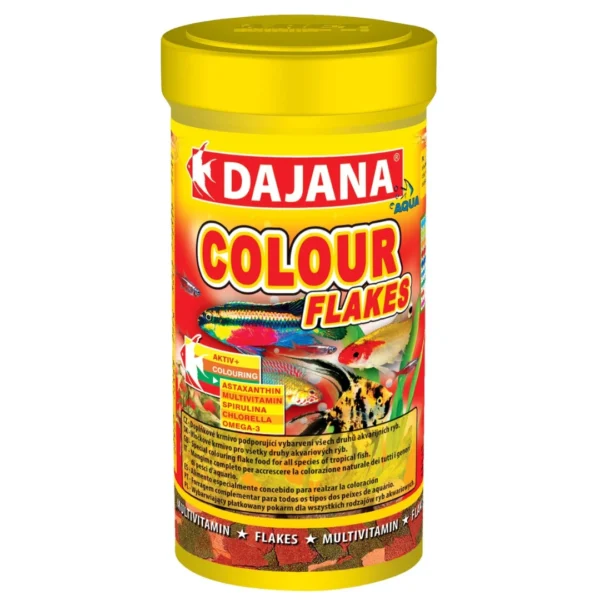 Colores Vibrantes: Alimento para Realzar el Color de los Peces Dajana Colour 200g - Imagen 1