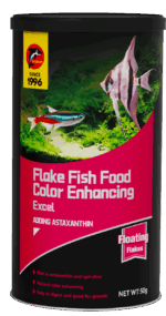 Espectacular Comida para Peces Tropicales, Escama -  Flakes Fish Food Color Enhancing 50g - Porpoise - Imagen 2