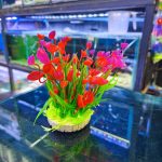 Planta Roja Artificial acuarios