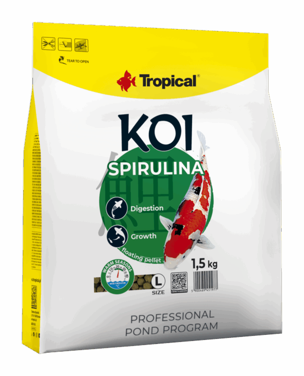 Koi Spirulina Pellet 1.5 Kg