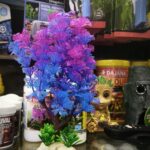 Planta artificial 20x6cm Morada