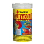 Alimento para peces Vitality Colour Granules 550g Tropical