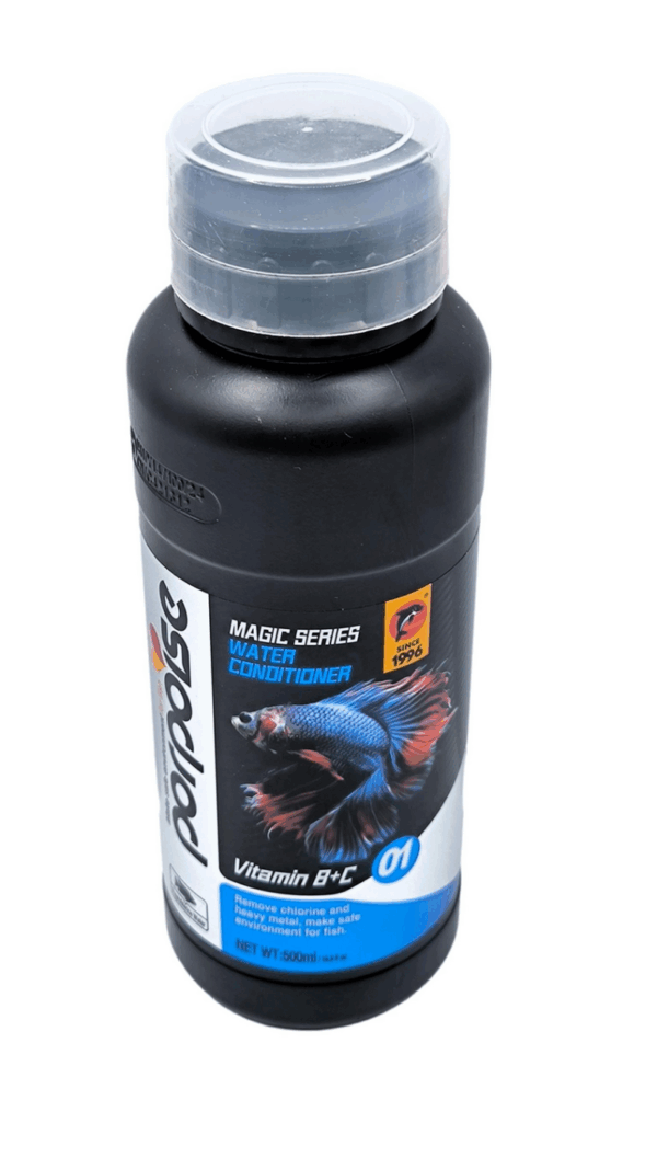 Anticloro con vitaminas C y D - Acondicionador de agua 500ml Porpoise - Imagen 3