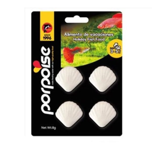 Alimento Vacaciones 3 días 4 pastillas Porpoise - Imagen 1