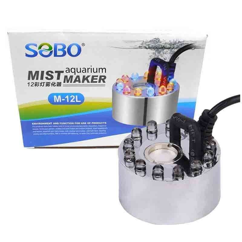 2026/01/1000325546.jpg Humidificador Led M-12l Sobo Mist Maker Niebla Acuario para peces e incubadoras - Imagen 1
