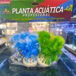 Planta artificial azul/verde 2 unidades