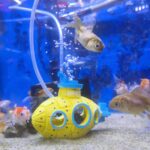 Submarino decorativo amarillo 12.5cm